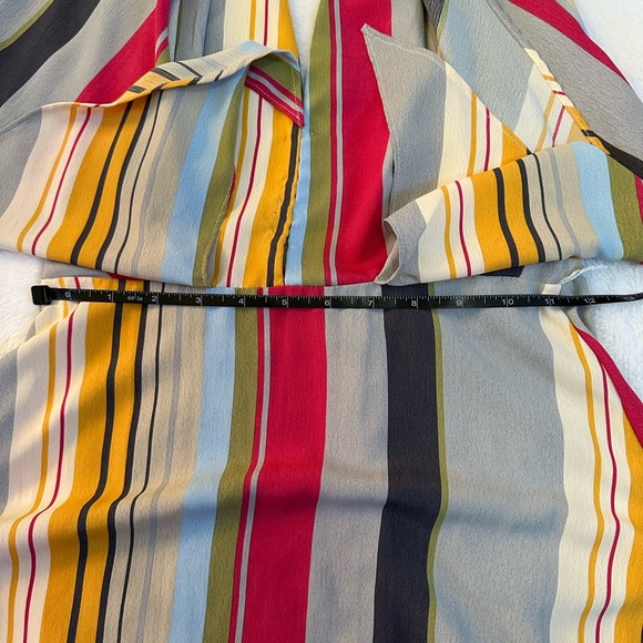 Lulus formal Multicolor Striped Halter Maxi Dress Size Small - Picture 10 of 13